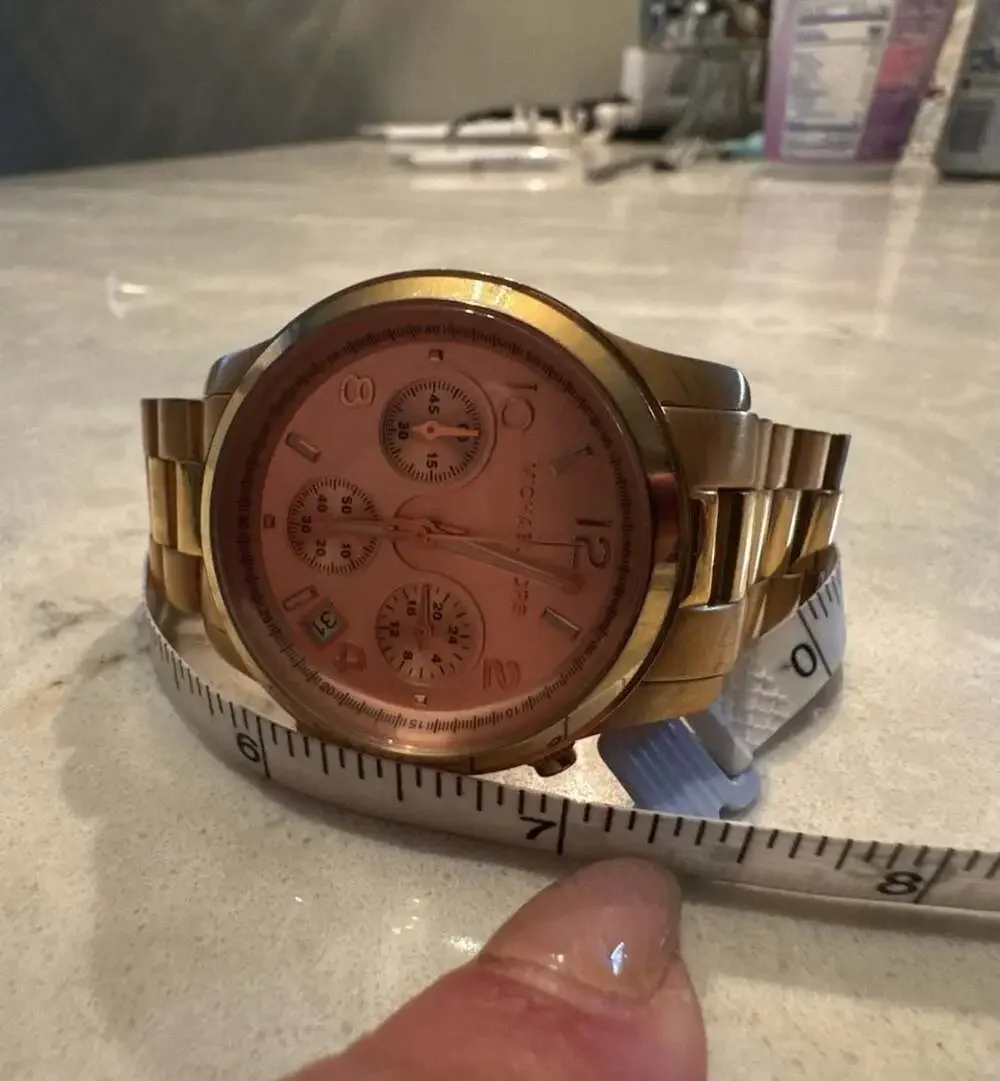 Michael Kors Runway MK5128 Rose Gold-Tone Stainless Steel Chronograph Women's Wa